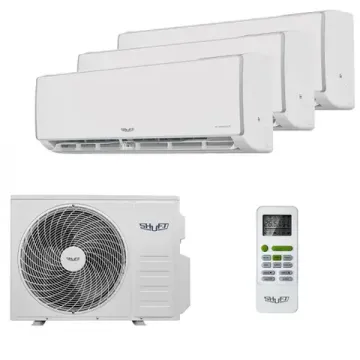 Мультисплит система на 3 комнаты Shuft SFMS/I-07 HB FMI/N8/In/white x 3 / SFMO/I-21 FMI-3/N8/Out