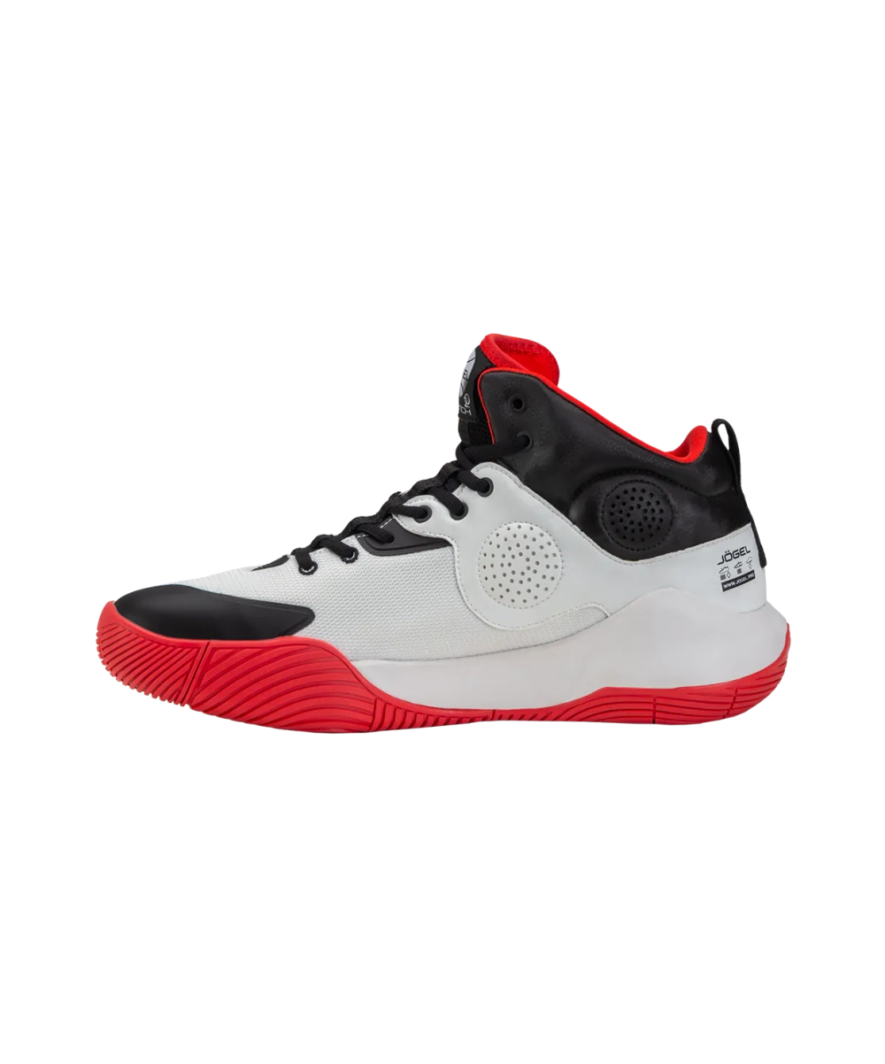 Кроссовки баскетбольные Launch MID, White/black/red