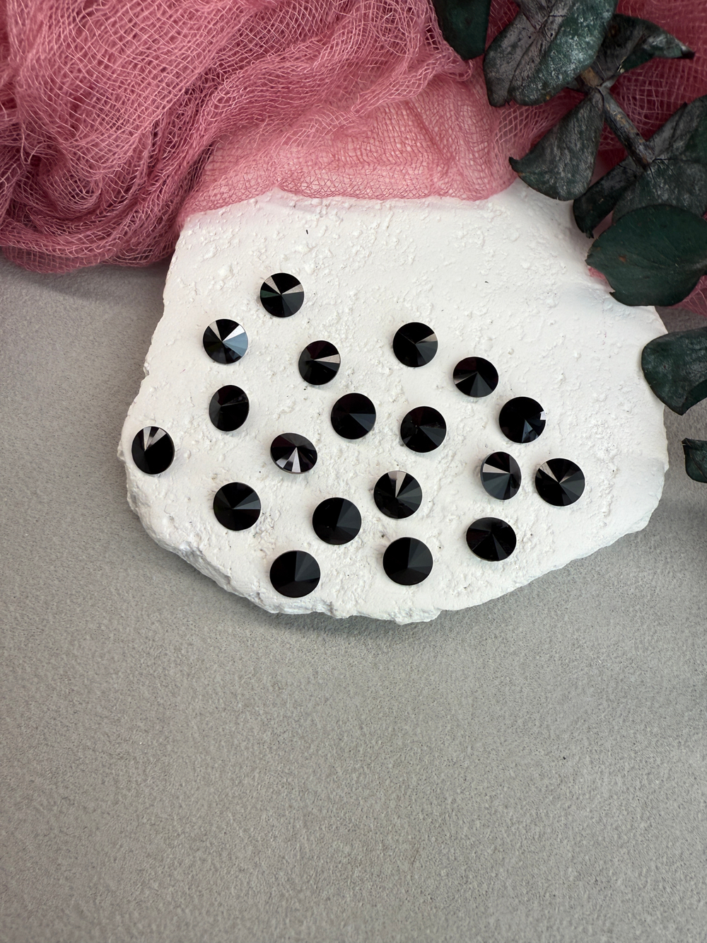 Риволь Rivoli 8 мм, Jet hematite