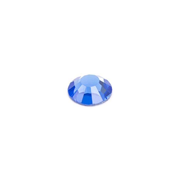Стразы клеевые стекло 6.5 мм, 5х12 шт, SS30 №05 синий (Sapphire), Zlatka ZRTG-3012