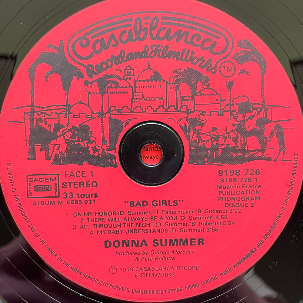 Donna Summer ‎– Bad Girls 2LP (Франция 1979г.)