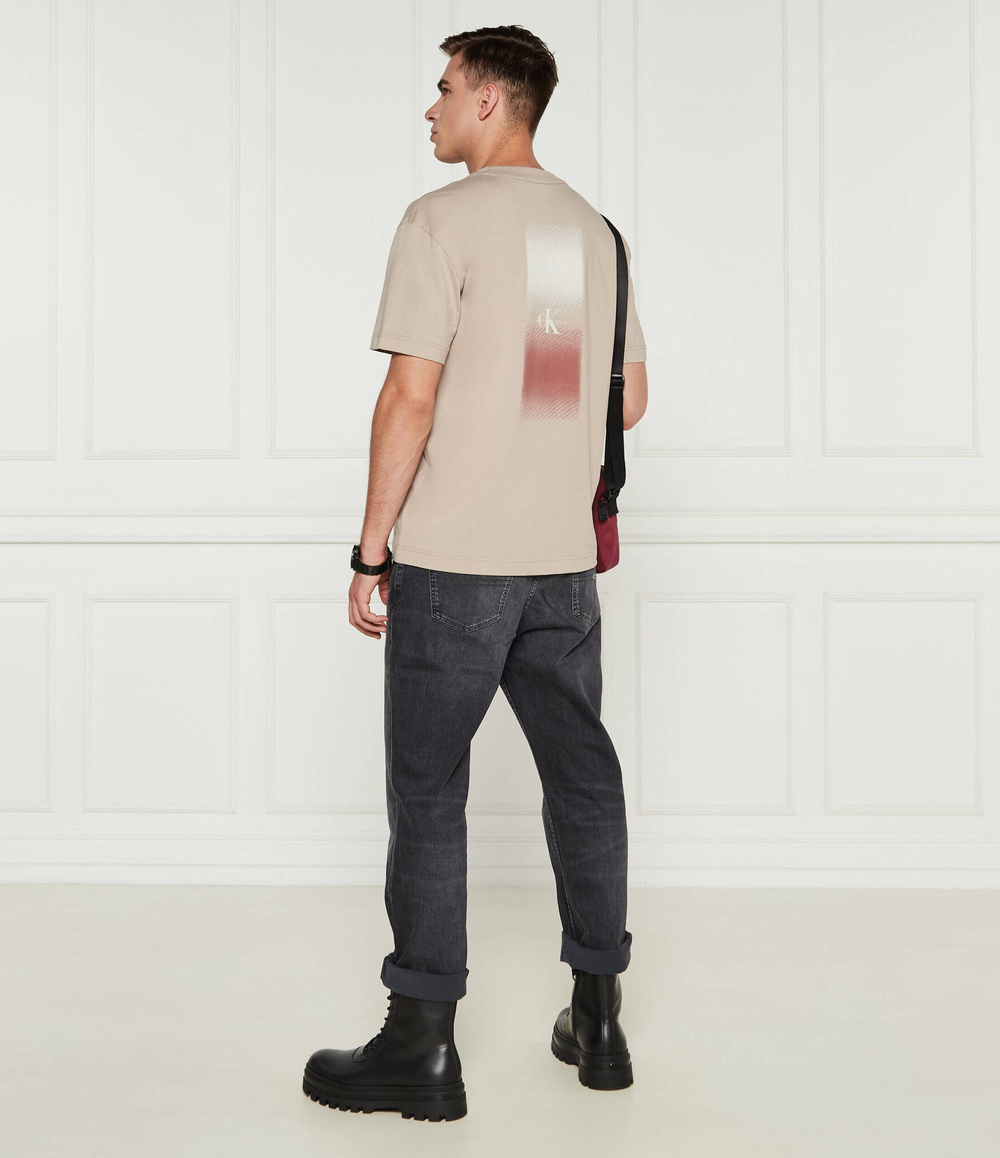 Футболка CALVIN KLEIN JEANS - бежевый(J30J326860)