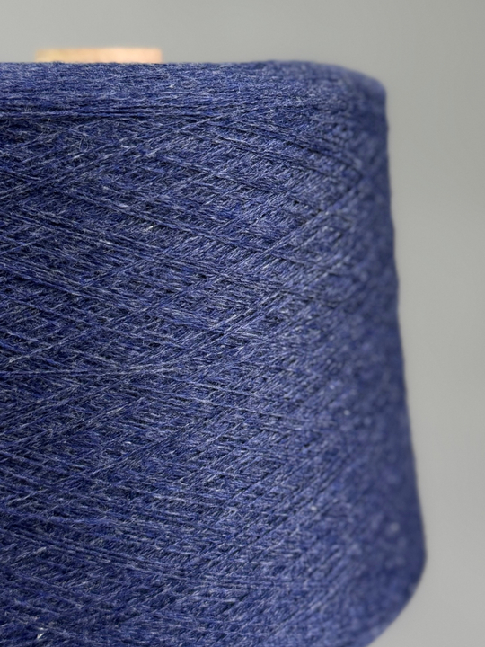 Пряжа Mongolia Cashmere 26/2 (100% кашемир) 1300 м/100 гр, синий меланж