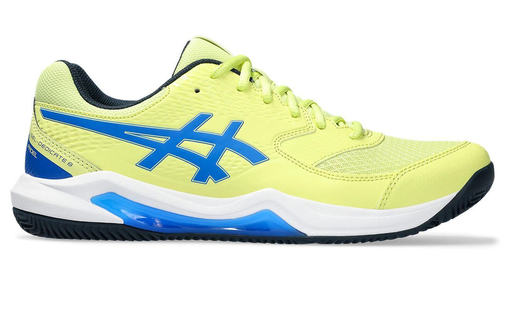 Мужские кросовки для Padel Asics Gel-Dedicate 8 Padel - glow yellow/illusion blue
