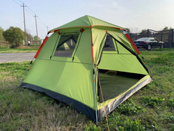 Автоматическая туристическая 3-х местная палатка Nature camping 930 для путешествий, рыбалки, отдыха и кемпинга