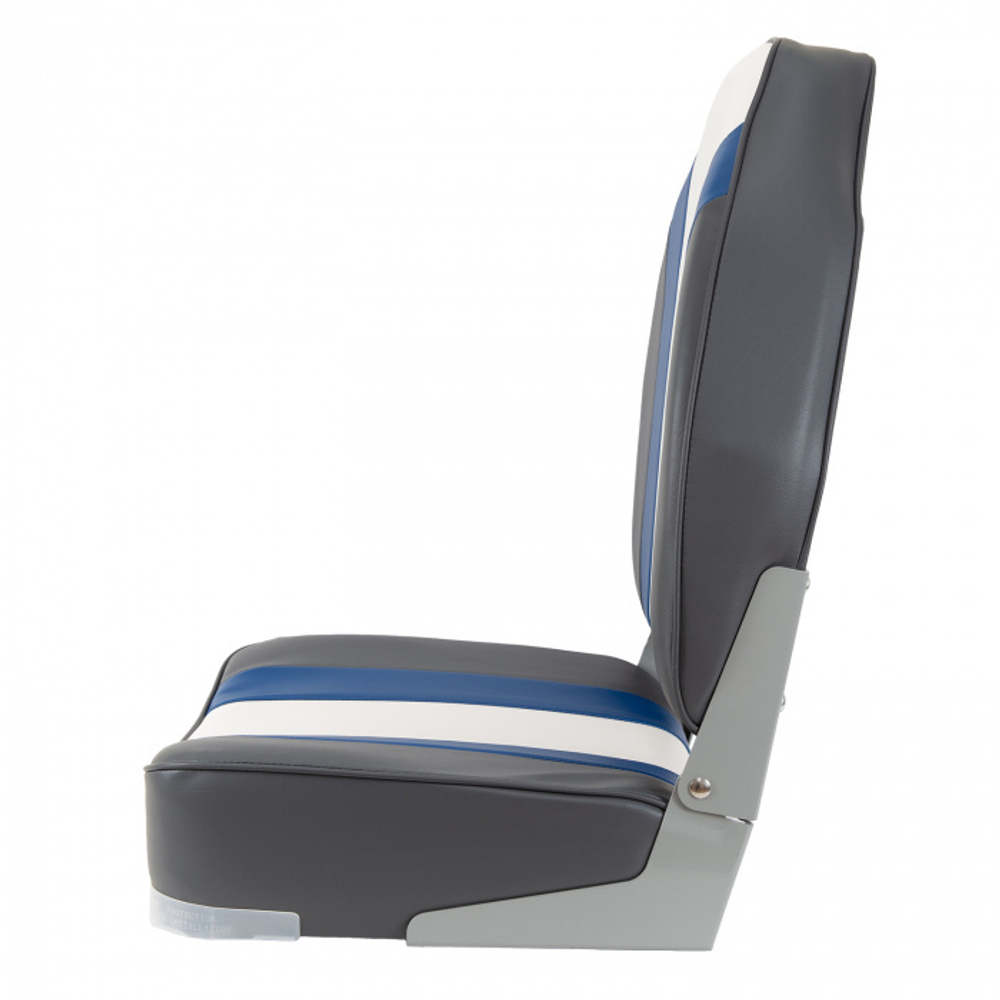 Кресло Highback Rainbow Boat Seat - угольный/синий/светло-серый