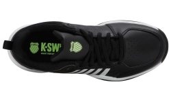 Теннисные кроссовки K-Swiss Court Express 2 Clay - black/white/soft neon green