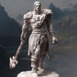Человек Воин Паладин Варвар Файтер Рыцарь миниатюра для dnd, днд, pathfinder, фентези, Настольная игра, НРИ, Варгейм, РПГ