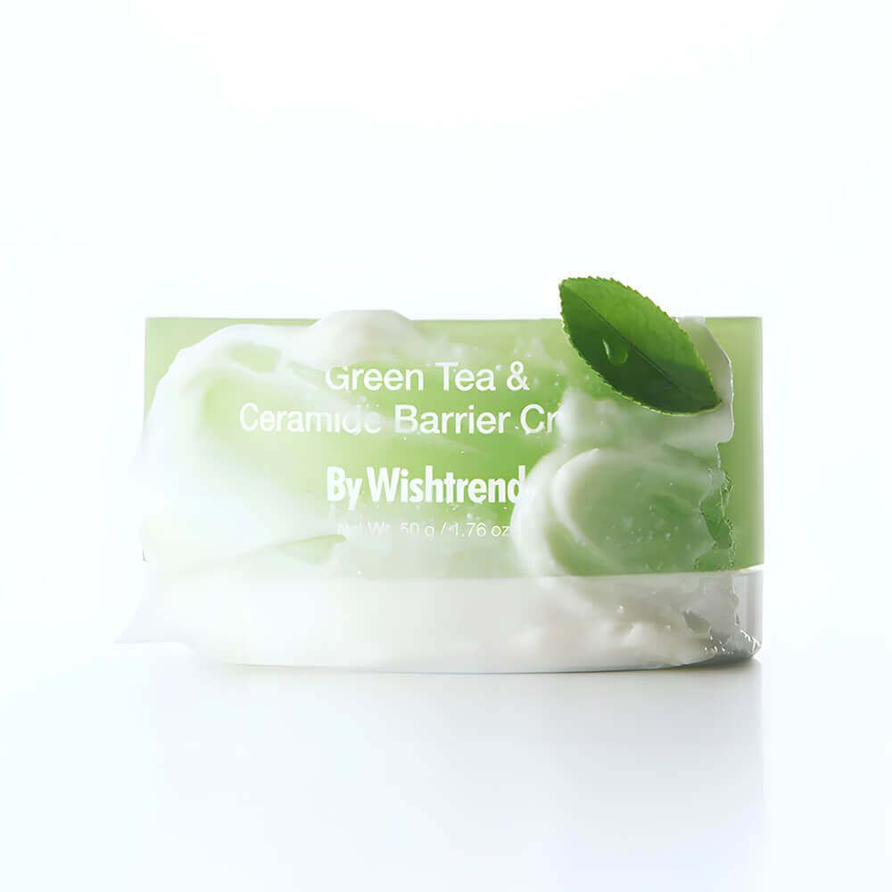 BY WISHTREND Барьерный крем с зелёным чаем и церамидами Green Tea & Ceramide Barrier Cream (50 гр)