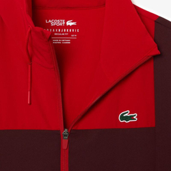 Мужской теннисный костюм Lacoste Tennis x Novak Djokovic - красный