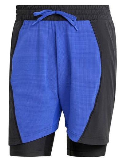 Мужские теннисные шорты Adidas Shorts and Inner Tights Set - разноцветный