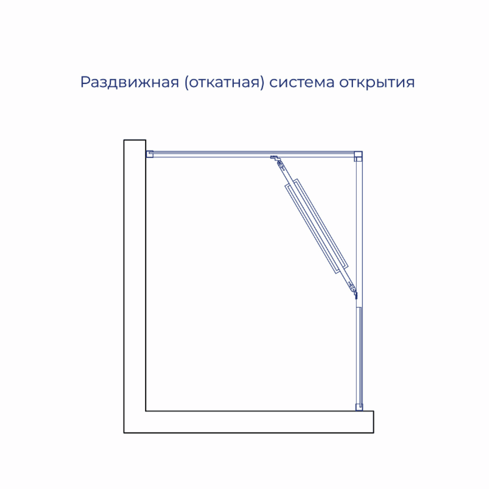 Душевой уголок с открытием двери вовнутрь RGW LE-45-B (Прозрачное, 1200x1000)