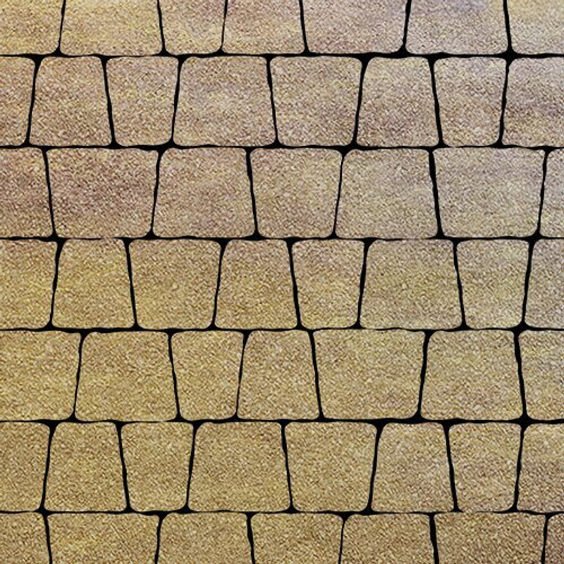 Тротуарная плитка Аттика, 60 мм, colormix Брайс, antico