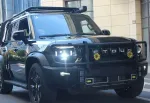 Силовой передний бампер кенгурятник для Jetour Traveller Джетур стальной бампер
