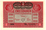 2 кроны - Австро-Венгрия - 1917 год