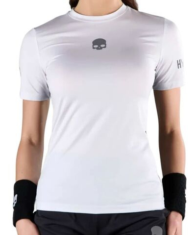 Женская теннисная футболка Hydrogen Panther Tech T-Shirt - white/grey
