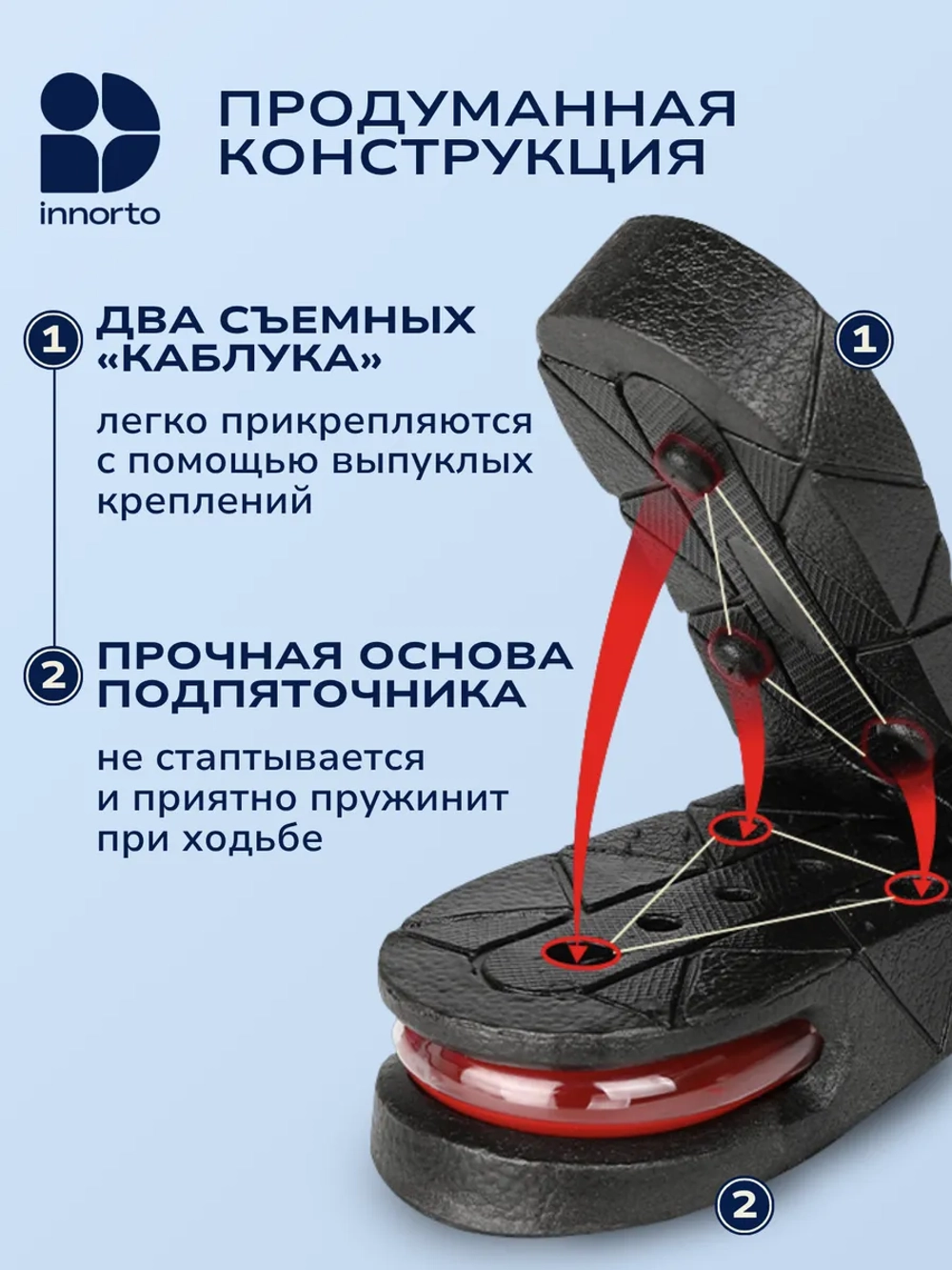 Полустельки для увеличения роста