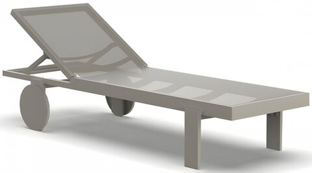 Лежак пластиковый Vondom Gatsby Basic, тортора
