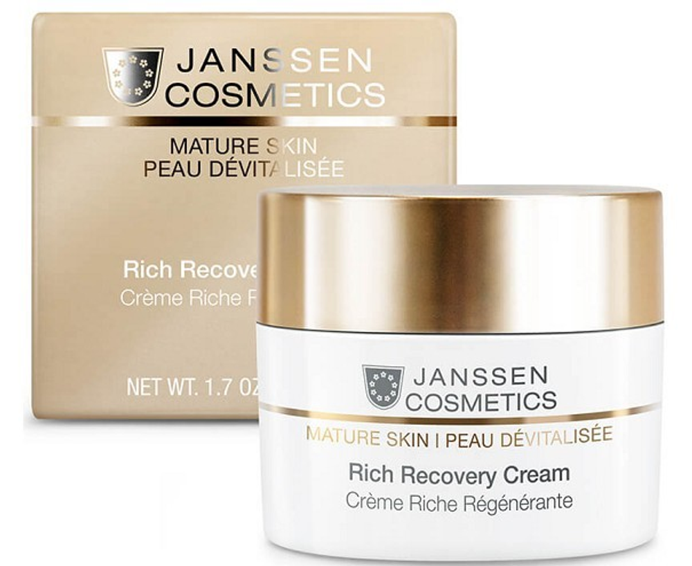 JANSSEN COSMETICS Обогащенный anti-age регенерирующий крем ,50 мл| Rich Recovery Cream