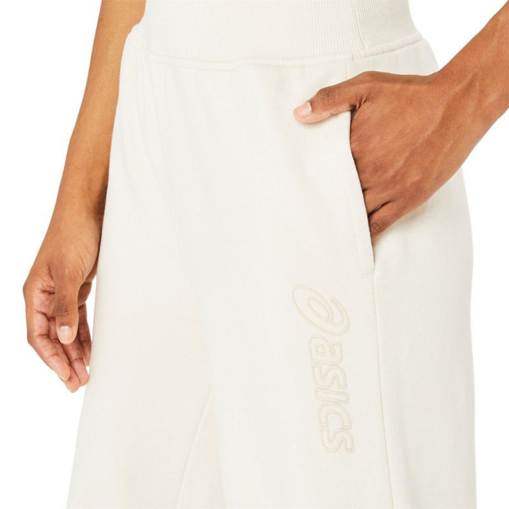 Женские теннисные брюки Asics Logo Sweatpant - birch