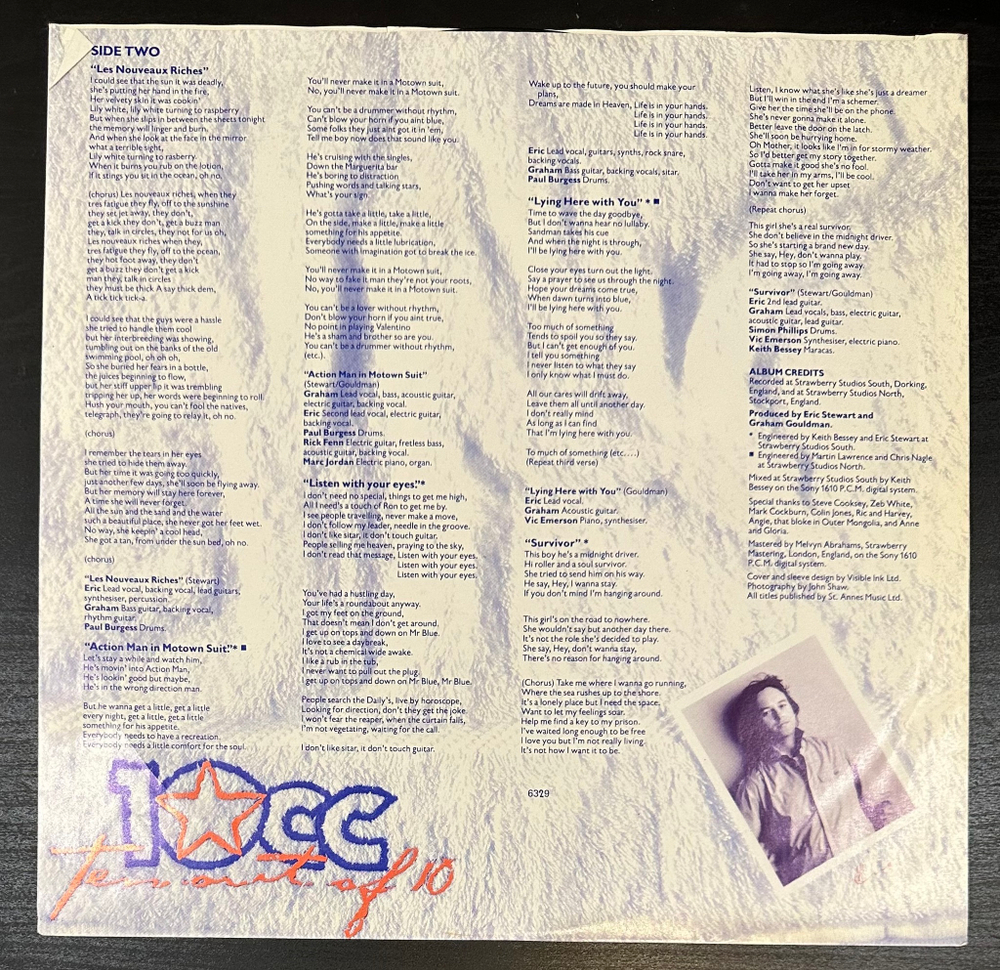 10cc - Ten Out Of 10 (Скандинавия 1981г.)