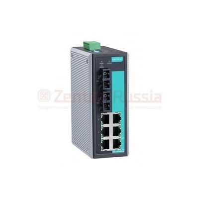 MOXA EDS-308-SS-SC неуправляемый промышленный коммутатор, 8 портов