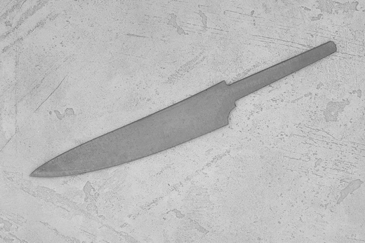 Заготовка для ножа, сталь VG-10 2,8мм. Модель "Геликон ГУ145" с клинком 145мм, ТО 62-63HRC