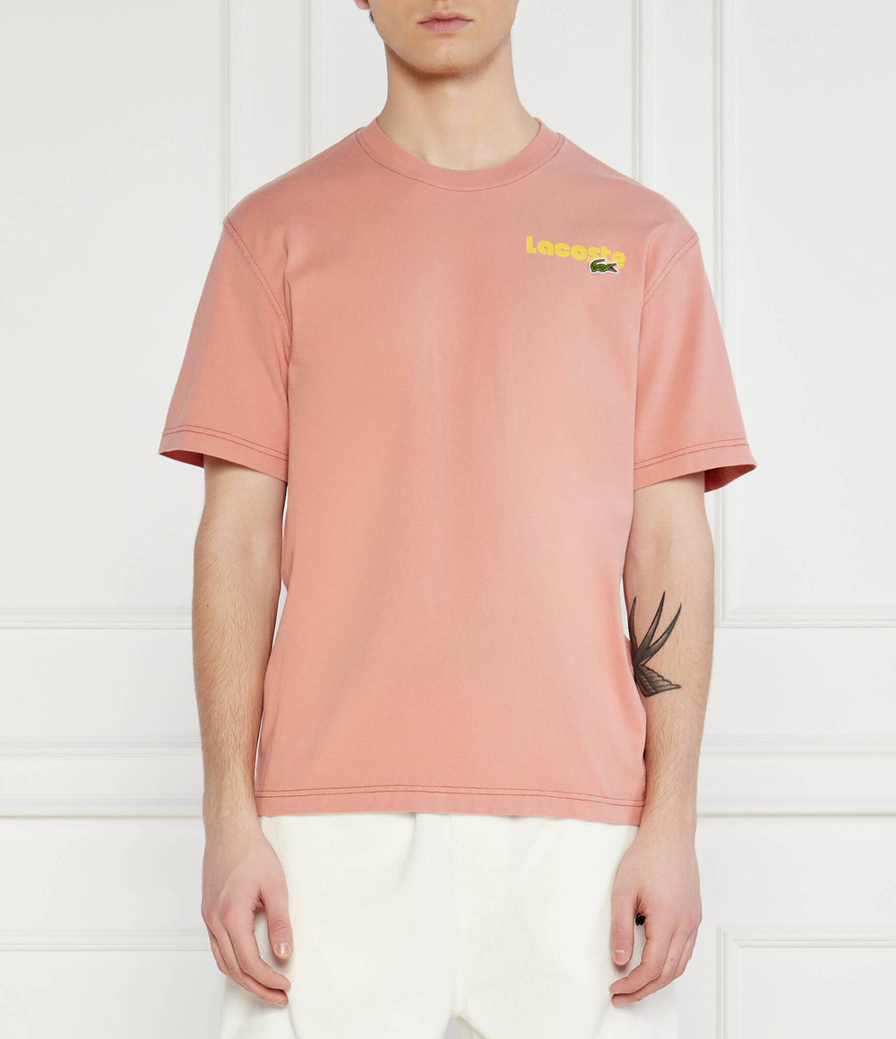 Футболка Lacoste - персиковый(TH7544)