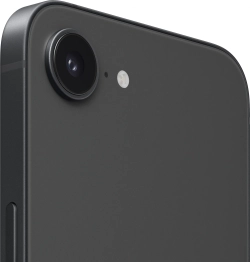 Смартфон Apple A3409 iPhone 16e 256Gb черный моноблок 3G 4G 1Sim 6.1" 1170x2532 iOS 18 48Mpix 802.11 a/b/g/n/ac/ax NFC GPS Protect
