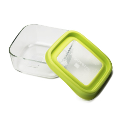 Контейнер стеклянный 2л Bormioli Rocco Frigoverre Fun Green