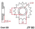 Звезда ведущая JTF583.14 JT