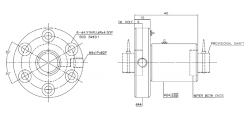 Гайка ШВП HIWIN R12-4T3-FSI