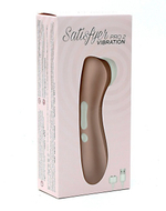 Стимулятор Satisfyer Pro 2 Vibration (11 волновых программ) (10 программ вибрации) (Цвет: золотисто-коричневый с белым)