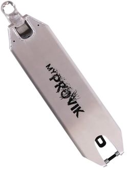 Дека для трюкового самоката Tech Team Provokator 47 V2 (некрашеный / raw), 1/4
