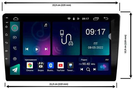 Topway TS18 3+32GB 8 ядер для Toyota Hiace 2019+