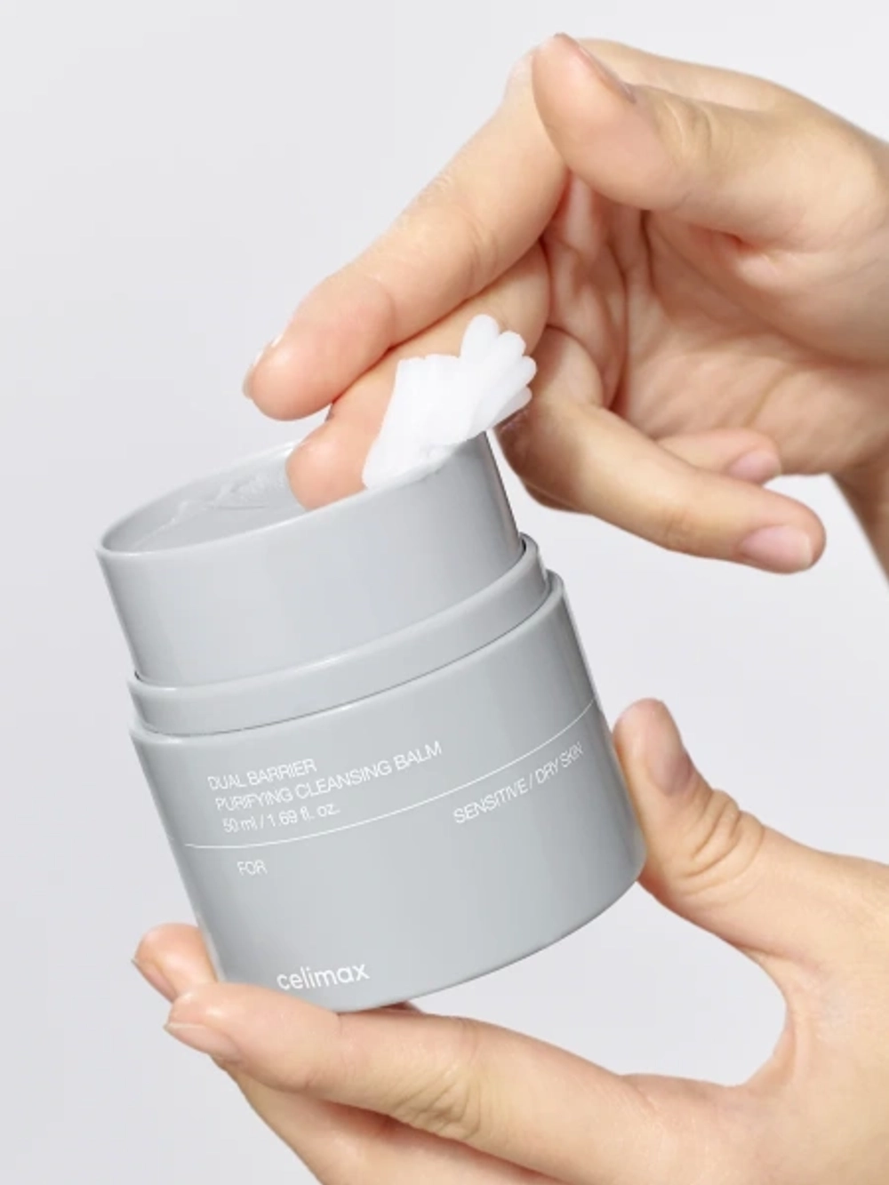 Гидрофильный бальзам для чувствительной кожи + сменный блок Celimax Dual Barrier Purifying Cleansing Balm 50 мл х 2 шт