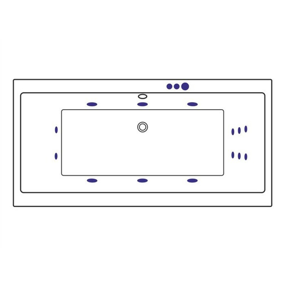 Акриловая ванна Excellent Pryzmat Slim Smart 170x75 WAEX.PRY17S.SMART