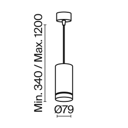 Подвесной светильник Maytoni P085PL-12W3K-W