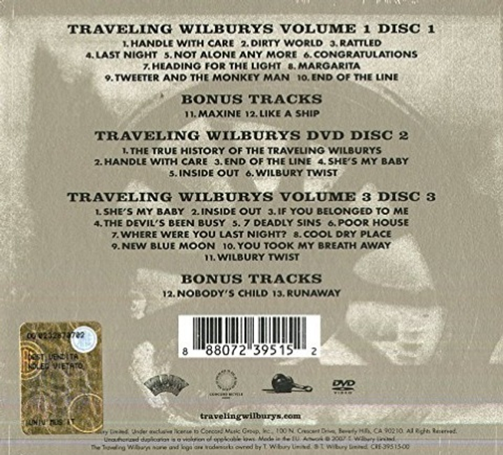 Traveling Wilburys / The Traveling Wilburys Collection (2CD+DVD)