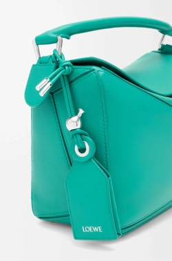 Loewe Маленькая сумка натуральной кожи, аквамариновый