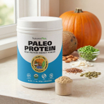 NaturesPlus, Paleo Protein Powder, палеопротеиновый порошок, без ароматизаторов и подсластителей, 503 г (1,11 фунта)