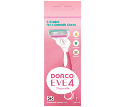 DORCO Станок для бритья одноразовый жен., Dorco ЕVE 4 Disposable # §