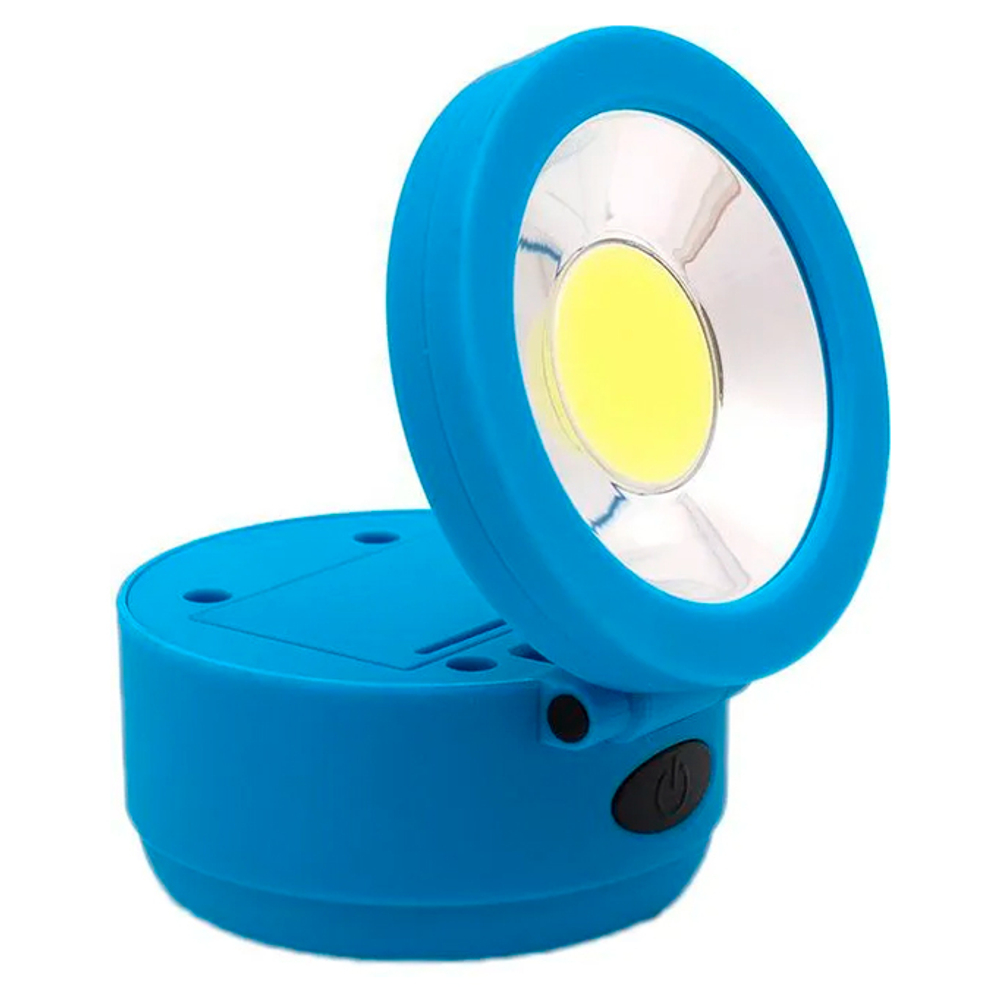 Фонарь LED 1хCOB (2W), 3xAAA, магнит, крючок