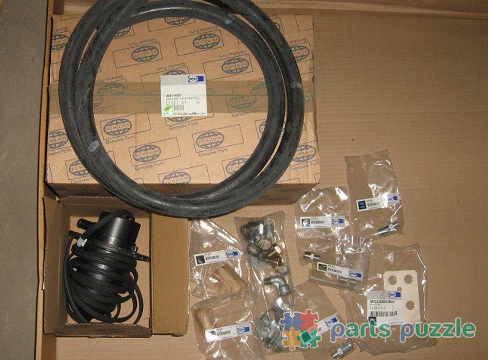 Подогреватель ОЖ в сборе с крепежом и 590-600, оригинал / HEATER АРТ: WH-400