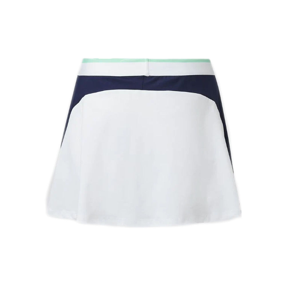 Женская теннисная юбка Castore AMC Playing Skirt Women - White, Dark Blue