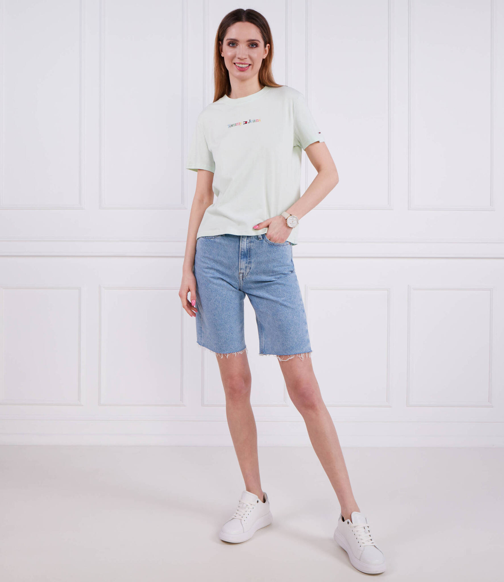Футболка Tommy Jeans - фисташковый(DW0DW15447)