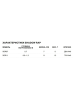 Воблер Shadow Rap 11, 11см, 13гр, цвет P, медленно тонущий