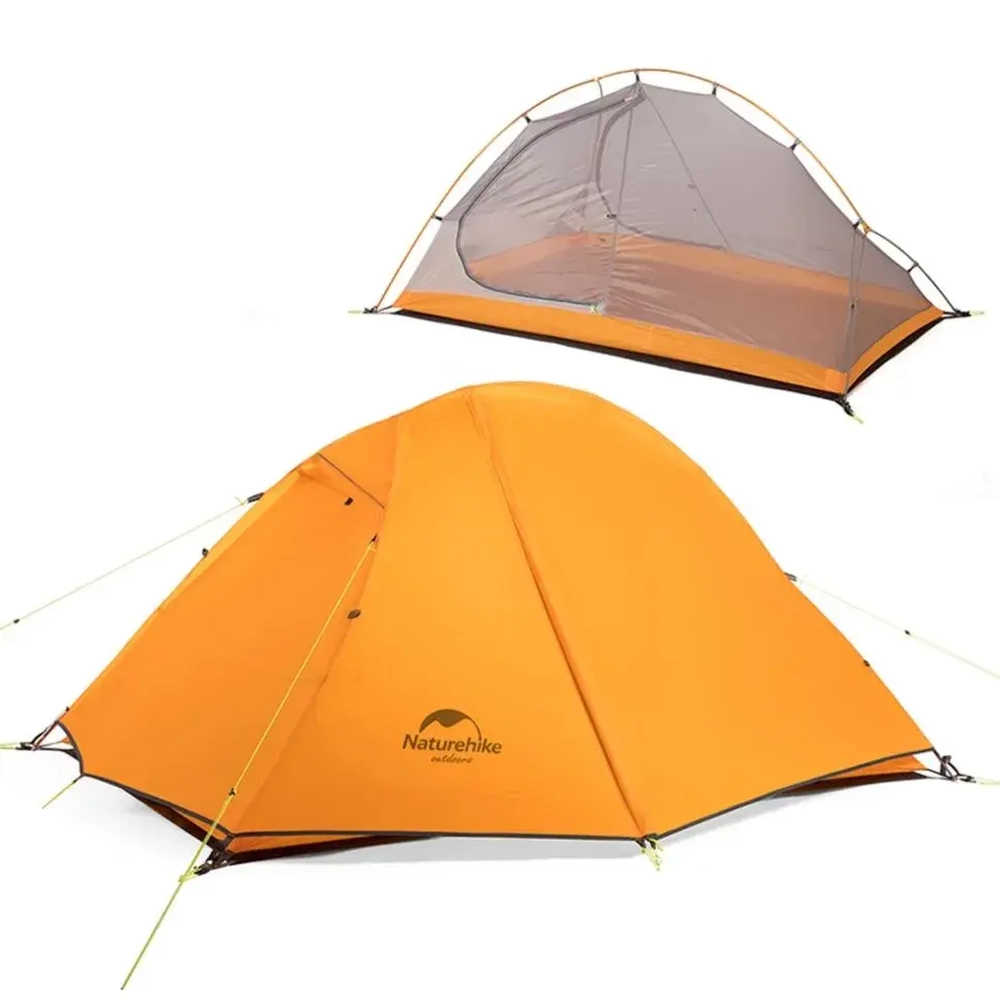 ПАЛАТКА NATUREHIKE СВЕРХЛЕГКАЯ + КОВРИК NH18A095-D, 20D