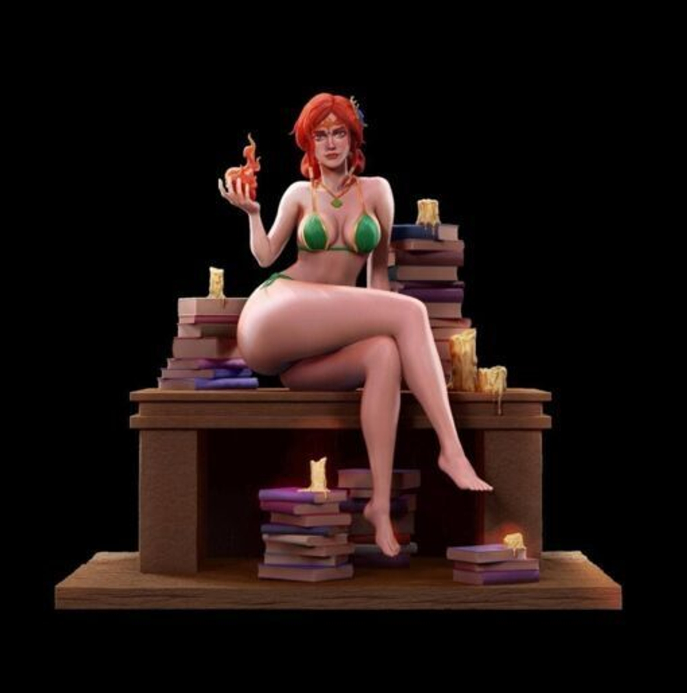 Triss Трисс Меригольд Ведьмак NSFW The Witcher Коллекционная Фигурка Аниме