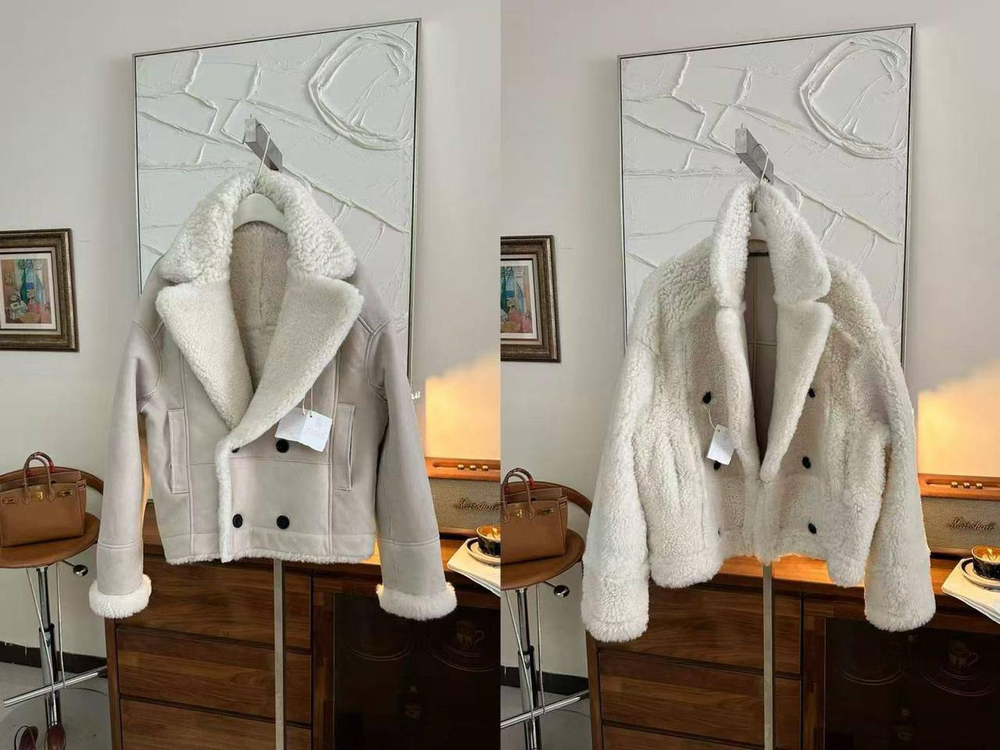 Двусторонняя шуба Brunello Cucinelli